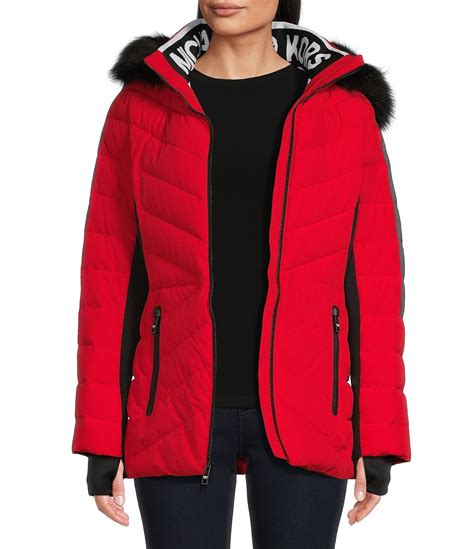 Michael Kors Stand Collar Puffer Jacket on SALE 